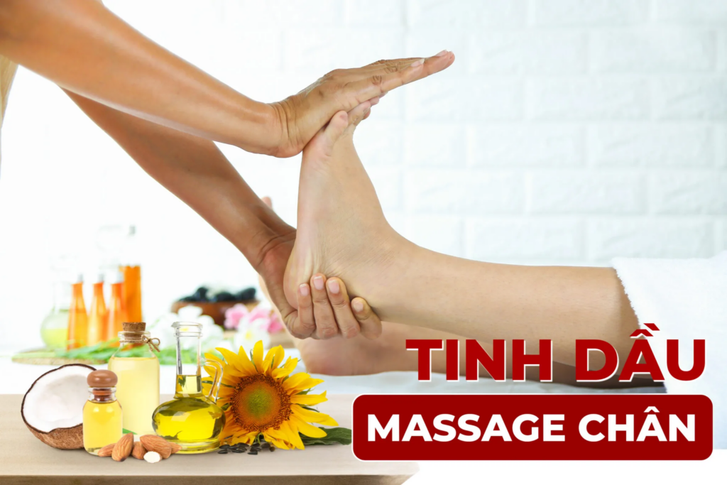 Tinh dầu massage chân